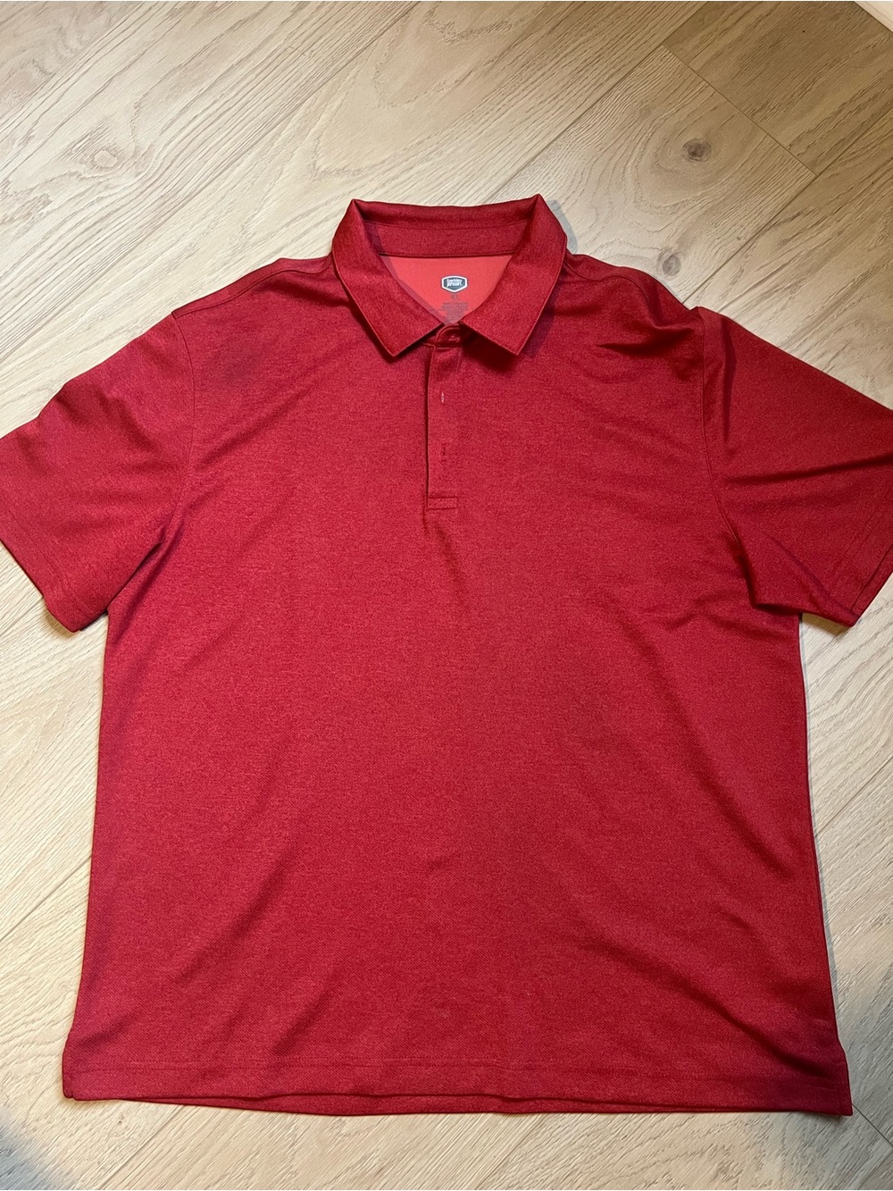 Men's Red Polo Shirt - Classic Short Sleeve